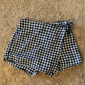 Old Navy High Waisted Wrap Front Mini Skort